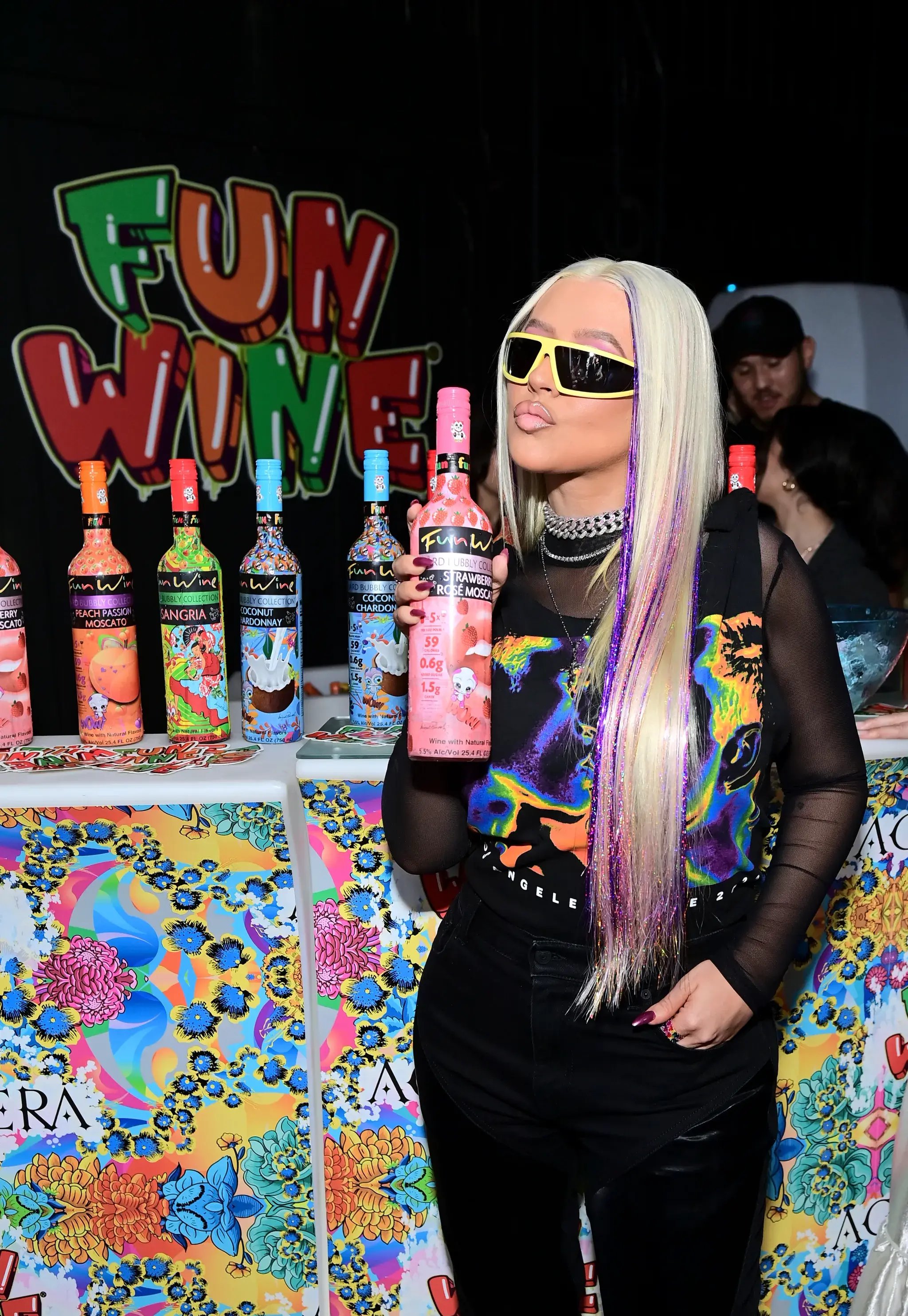 Christian Aguilera pitched her wine company